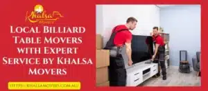 Billiard Table Movers